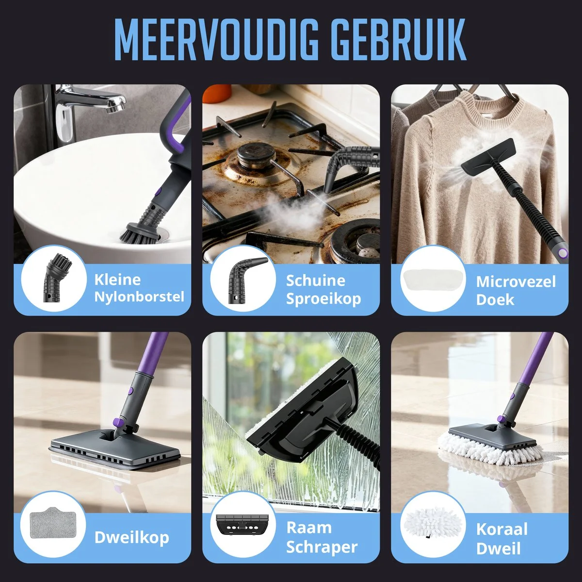 Cleanova MG-500 Stoomreiniger - afbeelding 4