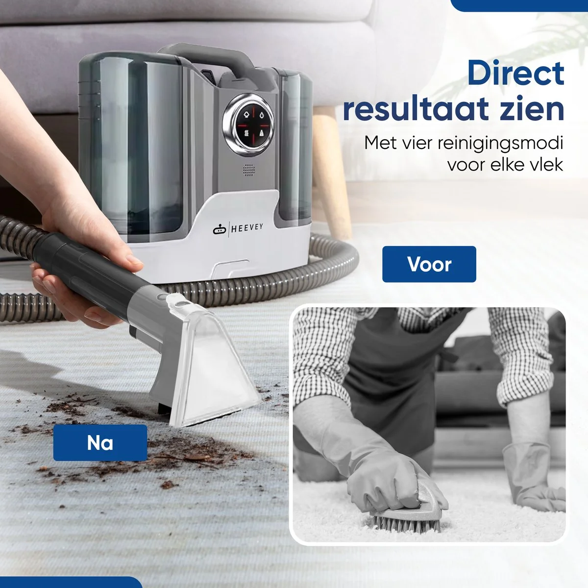 Heevey Tapijtreiniger Pro - afbeelding 3