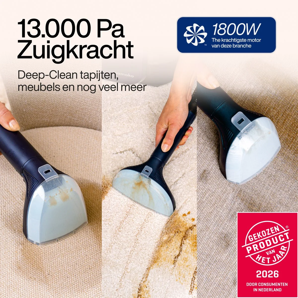 PowerClean Pro 2000W Stoomreiniger - afbeelding 2